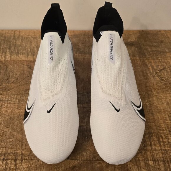 Nike Vapor Edge Elite 360 Flyknit Football Cleats White CV6317-100 Wide Fit main image 9